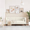 vidaXL - Tweezitsbank - Chesterfield-stijl - en - bolsters - fluweel - crèmekleur