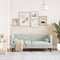 vidaXL - Tweezitsbank - Chesterfield-stijl - en - bolsters - fluweel - lichtgrijs