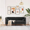 vidaXL - Tweezitsbank - Chesterfield-stijl - en - bolsters - fluweel - zwart