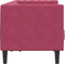 vidaXL - Tweezitsbank - Chesterfield-stijl - en - bolsters - fluweel - wijnrood