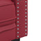 vidaXL - Tweezitsbank - Chesterfield-stijl - kunstleer - wijnrood