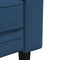 vidaXL - Tweezitsbank - Chesterfield-stijl - stof - blauw