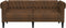 vidaXL - Tweezitsbank - Chesterfield-stijl - stof - bruin