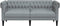 vidaXL - Tweezitsbank - Chesterfield-stijl - stof - lichtgrijs