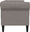 vidaXL - Tweezitsbank - Chesterfield-stijl - stof - taupe