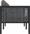 vidaXL - Tweezitsbank - met - kussens - poly - rattan - antraciet