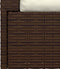 vidaXL - Tweezitsbank - met - kussens - poly - rattan - bruin