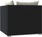 vidaXL - Tweezitsbank - met - kussens - poly - rattan - zwart