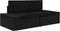 vidaXL - Tweezitsbank - sectioneel - poly - rattan - zwart
