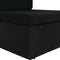 vidaXL - Tweezitsbank - sectioneel - poly - rattan - zwart