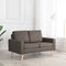 vidaXL - Tweezitsbank - stof - taupe