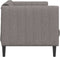vidaXL - Tweezitsbank - stof - taupe