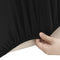 vidaXL - Tweezitsbankhoes - stretch - polyester - jersey - zwart