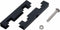 vidaXL - U-matverbinding - 10 - sets - antraciet