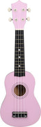 vidaXL - Ukuleleset - met - tas - voor - kinderen - sopraan - 21'' - roze