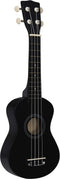 vidaXL - Ukuleleset - met - tas - voor - kinderen - sopraan - 21'' - zwart