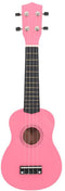 vidaXL - Ukuleleset - met - tas - voor - kinderen - sopraan - 21'' - roze