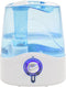 vidaXL Ultrasone bevochtiger met koele mist en nachtlamp 6 L 300 ml/u