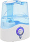 vidaXL Ultrasone bevochtiger met koele mist en nachtlamp 6 L 300 ml/u