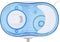 vidaXL Ultrasone bevochtiger met koele mist en nachtlamp 6 L 300 ml/u