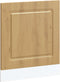 vidaXL - Vaatwaspaneel - Kalmar - 60x1,5x67 - cm - bewerkt - hout - artisanaal - eiken