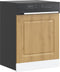 vidaXL - Vaatwaspaneel - Kalmar - 60x1,5x67 - cm - bewerkt - hout - artisanaal - eiken