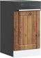 vidaXL - Vaatwaspaneel - Lucca - bewerkt - hout - oud - houtkleurig
