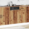 vidaXL - Vaatwaspaneel - Lucca - bewerkt - hout - oud - houtkleurig