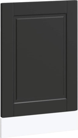 vidaXL - Vaatwaspaneel - Porto - 45x1,5x67 - cm - bewerkt - hout - zwart