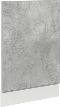 vidaXL - Vaatwasserpaneel - 45x3x67 - cm - betongrijs