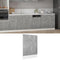 vidaXL - Vaatwasserpaneel - 45x3x67 - cm - spaanplaat - betongrijs