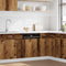 vidaXL - Vaatwasserpaneel - 60x1,5x67 - cm - bewerkt - hout - oud - houtkleurig