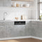 vidaXL - Vaatwasserpaneel - 60x1,5x67 - cm - bewerkt - hout - betongrijs