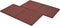 vidaXL - Valtegel - 6 - st - 50x50x3 - cm - rubber - rood