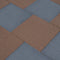 vidaXL - Valtegel - 6 - st - 50x50x3 - cm - rubber - rood