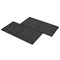 vidaXL - Valtegel - 6 - st - 50x50x3 - cm - rubber - zwart