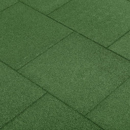 vidaXL - Valtegels - 6 - st - 50x50x3 - cm - rubber - groen