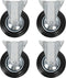 vidaXL - Vaste - wielen - 4 - st - 160 - mm