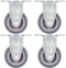 vidaXL - Vaste - wielen - 4 - st - 50 - mm