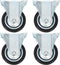 vidaXL - Vaste - wielen - 4 - st - 75 - mm