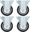 vidaXL - Vaste - wielen - 4 - st - 75 - mm