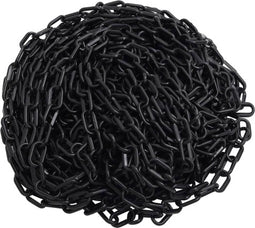 vidaXL - Veiligheidsketting - Ø - 8 - mm - 30 - m - kunststof - zwart