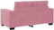 vidaXL - Velours - Roze - Velours, - Hout - Middelgroot - Ergonomisch - Loversofa