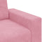 vidaXL - Velours - Roze - Velours, - Hout - Middelgroot - Ergonomisch - Loversofa
