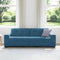 vidaXL - Velvet - Blauw - Polyvelvet - Middelgroot - Duurzaam - 3 - Zits - Bank