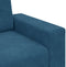 vidaXL - Velvet - Blauw - Polyvelvet - Middelgroot - Duurzaam - 3 - Zits - Bank