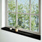 vidaXL - Vensterbanken - 2 - st - 110x15x2 - cm - massief - eikenhout - donkerbruin