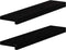 vidaXL - Vensterbanken - 2 - st - 70x15x2 - cm - massief - eikenhout - donkerbruin