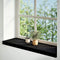 vidaXL - Vensterbanken - 2 - st - 70x25x2 - cm - massief - eikenhout - donkerbruin