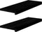 vidaXL - Vensterbanken - 2 - st - 70x30x2 - cm - massief - eikenhout - donkerbruin